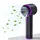 efluky Handventilator Tragbarer Mini Ventilator, Faltbarer USB-Ventilator Wiederaufladbar, Tragbarer Ventilator