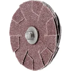 PFERD Kissenschleifer KS Ø 50x5 mm Gewinde 1/4-28 UNF A 80 zum Schleifen schmaler Schlitze