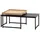 KADIMA DESIGN Silvanus Schwarz Eiche 110 x 45 x 60 cm