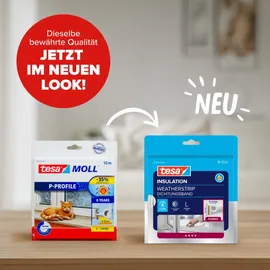 Tesa P-Profil Fenster-Dichtungsband 10 m x 0,9 cm