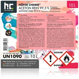 Höfer Chemie Aceton Rein 2 x 10 l