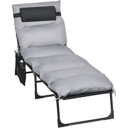Outsunny Feldbett Stahl, Polyester