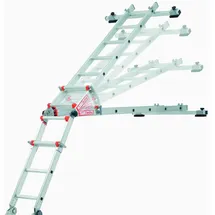 siedra-leitern Siedra Wintergarten Glasdachleiter 988 mit Glasauflage 4x5 Sprossen