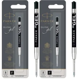 Parker Gelstifteminen feine Schreibspitze (0,5 mm) Schwarz 1 Stück
