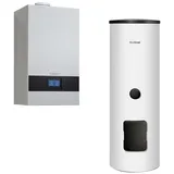 Buderus GB172i.2 Logaplus Gas-Brennwert Paket W24S mit Regelung BC400 und Solar-Warmwasserspeicher SM310 - 20 kW - 7739621323