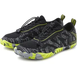 John Devin Sneaker Herren Weite E schwarz/gelb 43