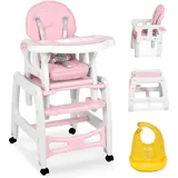 Sinco 5-in-1-Futterstuhl, Rosa