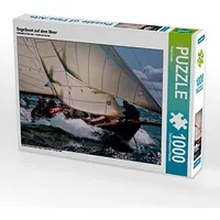 Calvendo Segelboot auf dem Meer 1000 Teile Puzzle quer