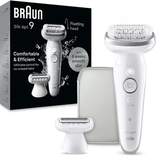 Braun Silk-épil 9 9-041 weiß/silber