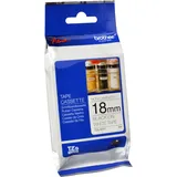 Brother P-Touch Band TZe-N241  schwarz auf weiß  18mm / 8m  nicht laminiert