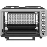 ECG ETH 3701G Kleinbackofen, Grau