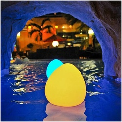 STONE kabellose, schwimmfähige LED Leuchte "App-control"  ̃25x26cm