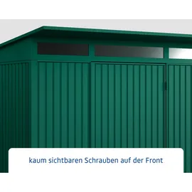 EcoStar Gerätehaus Trend-P Typ 1  x 2,48 x 1,53 x 2,27 m moosgrün