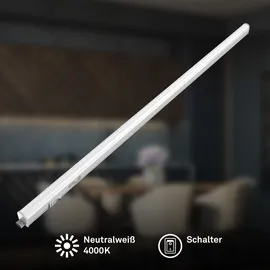 Briloner LEUCHTEN LED Unterbauleuchte "TOOK", Weiß - Schrankleuchte Küche, Schrank, Küchenlampe, Werkstatt