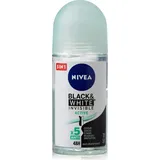 NIVEA Black White Active Roll-On Deodorant Men & Invisible Roll On 50ml