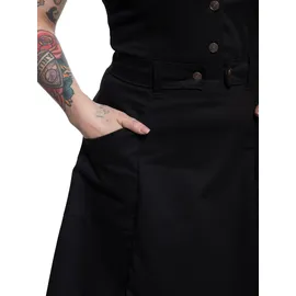 Queen Kerosin Workwear Kleid Schwarz M