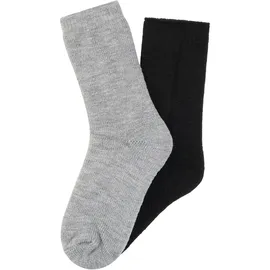 heatkeeper Wandersocken 2 Paare Grau/Schwarz 36-41