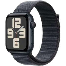 Apple Watch SE 2024 GPS 44 mm Aluminiumgehäuse Mitternacht, Sport Loop Tinte