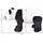 vidaXL Panda Plüschtier 47 cm Schwarz