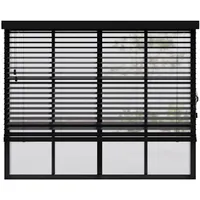 cocoon home concepts Holz-Jalousie 190 x 240 cm Schwarz