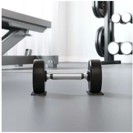 vidaXL Gummiwalze Schwarz 1000 x 10 x 0,3 cm