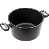 Lotus Pfannen Lotus Guss - Bratentopf 9,5 l Ø 28cm, Bodenmaß 22,5cm, Höhe 16cm, Deckelmaß 28cm