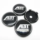 4 Stück Auto Nabendeckel Radnabenkappen für ABT 60mm Felgendeckel Schmücken Zubehör,D