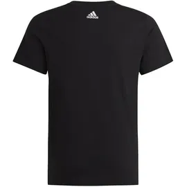 adidas Essentials Linear Logo Slim Fit T-Shirt, schwarz - 164