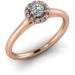 Verlobungsring VR08 750er Rotgold - 2273