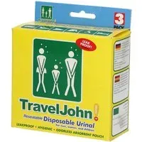 TravelJohn! Sacs urinaire Sachet(S) 3x800 ml