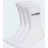 adidas Linear Crew Cushioned Socken 3er Pack White / Black 31-33
