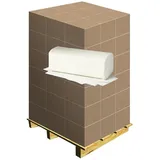 Papierhandtücher hochweiß 25x33 cm, Palette Palette mit 32 x 2880 Blatt Lagenfalzung (C-Falz), 2-lagig