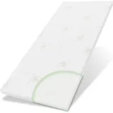 eloneo Topper 4 cm hoch 90 x 190 cm weiß