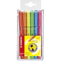 Stabilo flash sortiert, 6er-Set, Etui (555/6)