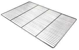 SARO Rost 600 x 400 mm, Hochwertiger Edelstahlrost ideal zum Grillen und Garen bis 12 kg, 3 Traversen, 29 Streben