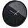 Relaxdays Wanduhr modern schwarz/weiß