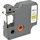 Ampertec Label Band kompatibel zu Dymo D1 43618 (S0720790) schwarz auf gelb 6mm x 7m
