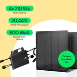 Flex Balkonkraftwerk flexibels Solarmodul 840 Wp Leicht Photovoltaik BKW Solar