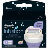 Wilkinson Sword Intuition Dry Skin Klingen, 3 Stück