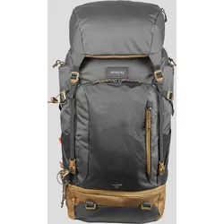 Reiserucksack Herren Backpacking - Travel 500 - 50 L Easyfit grau granitgrau 50 LITER