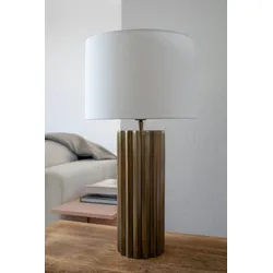 MARKSLÖJD Hashira Tischlampe Antik Messing