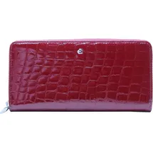Esquire Nizza Long Zip Around Wallet Damen Geldbörse red red