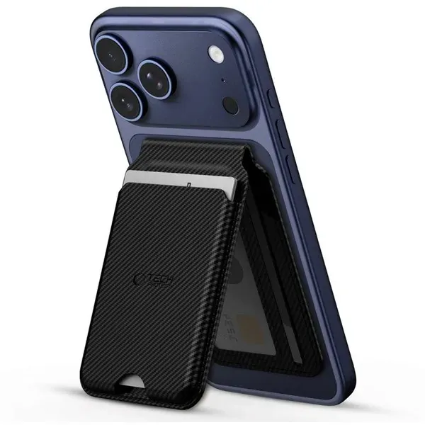 MagWallet Stand MagSafe Magnetic Wallet for Phone - Black