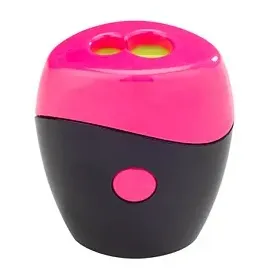 M+R Dosenspitzer doppelt Swing Schwarz/Grün/Pink