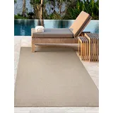 the carpet Teppich »Toulose«, rechteckig, 1 mm Höhe, moderner robuster In und Outdoor Teppich beige 240 cm