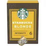 STARBUCKS Blonde Espresso Roast Big Pack für Nespresso (1 x 36 Kapseln)