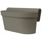 Euro3Plast Pflanzkasten Cassetta Up 50 cm taupe