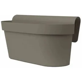 Euro3Plast Pflanzkasten Cassetta Up 50 cm taupe