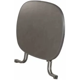 Sieger Boulevard-Klapptisch mit mecalit-Pro-Platte 140 x 90 x 72 cm eisengrau/schieferdekor anthrazit oval