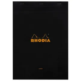 Rhodia 186009C Notizbuch A4 80 Blätter Schwarz,
